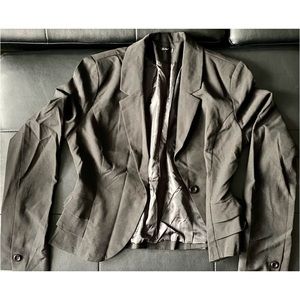 Junior Blazer with Ruffled Sides